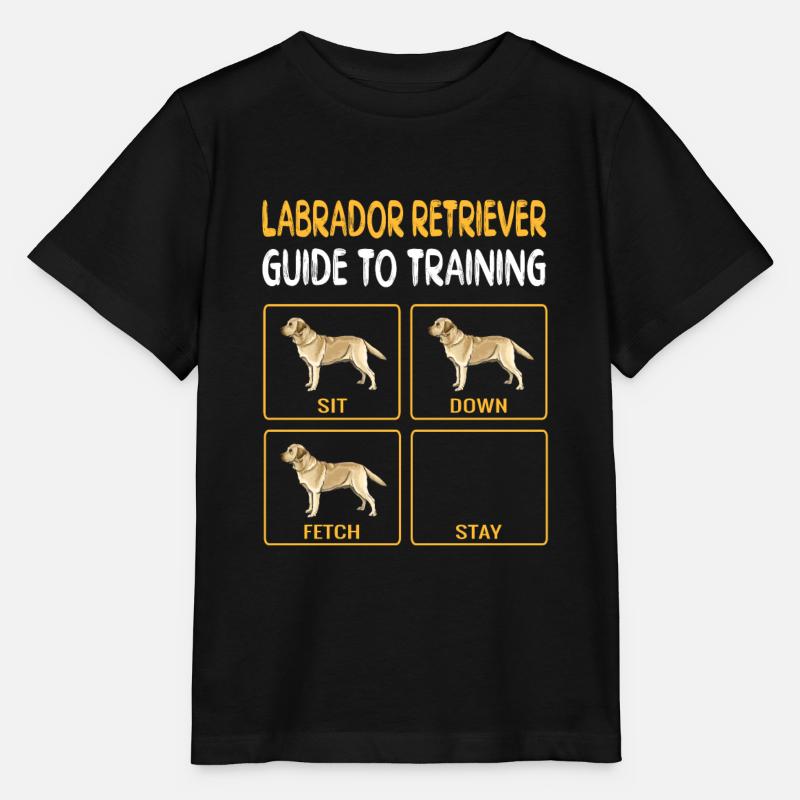 Yellow Labrador Retriever Guide To Training Dog Ob - T-shirt bio MINI CREATOR Stanley/Stella Enfant - noir