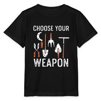 Gärtner - Stanley/Stella Kinder T-Shirt MINI CREATOR  - Schwarz - Vorne - Mikhail (115cm)