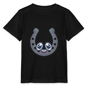 Hufeisen - Stanley/Stella Kinder T-Shirt MINI CREATOR  - Schwarz - Vorne - Mikhail (115cm)