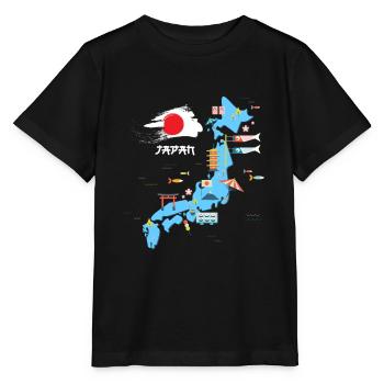 Japan - Stanley/Stella MINI CREATOR Kids’ T-Shirt - black - Front - Mikhail (115cm)