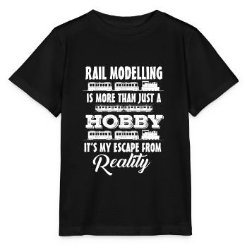Model railway model railway railway - Stanley/Stella MINI CREATOR Kids’ T-Shirt - black - Front - Mikhail (115cm)