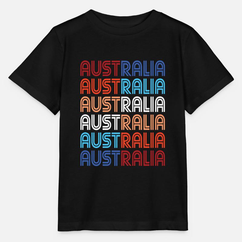 Australie - T-shirt bio MINI CREATOR Stanley/Stella Enfant - noir
