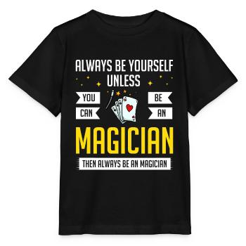 Magie magique Magie Magique Magie - T-shirt bio MINI CREATOR Stanley/Stella Enfant - noir - Devant - Mikhail (115cm)