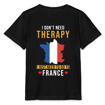 Frankreich Urlaub Spruch lustig - Stanley/Stella Kinder T-Shirt MINI CREATOR  - Schwarz - Vorne - Mikhail (115cm)