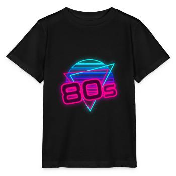 80er Mottoparty 80er Outfir 80er Retro 80er Jahre - Stanley/Stella Kinder T-Shirt MINI CREATOR  - Schwarz - Vorne - Mikhail (115cm)