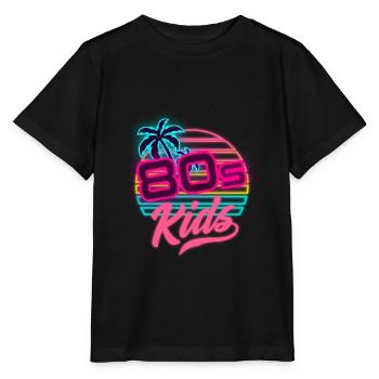 80er Kinder 80er Outfir 80er Retro 80er Jahre - Stanley/Stella Kinder T-Shirt MINI CREATOR  - Schwarz - Vorne - Mikhail (115cm)
