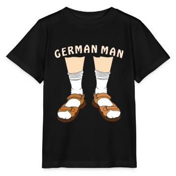 GERMAN MAN - Stanley/Stella Kinder T-Shirt MINI CREATOR  - Schwarz - Vorne - Mikhail (115cm)