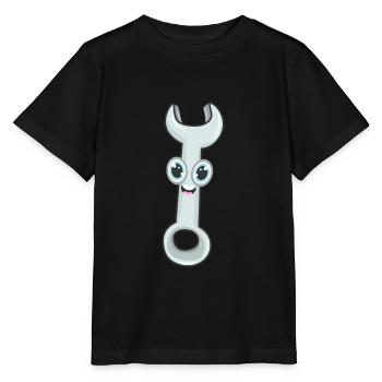 Outil de clé de la clé - T-shirt bio MINI CREATOR Stanley/Stella Enfant - noir - Devant - Mikhail (115cm)