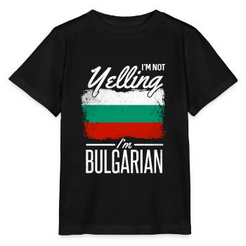 Bulgaria - Stanley/Stella MINI CREATOR Kids’ T-Shirt - black - Front - Mikhail (115cm)