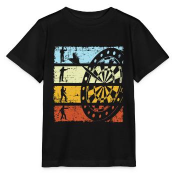 Fléchettes rétro Fléchettes Fléchettes vintage Fléchettes fléchettes - T-shirt bio MINI CREATOR Stanley/Stella Enfant - noir - Devant - Mikhail (115cm)