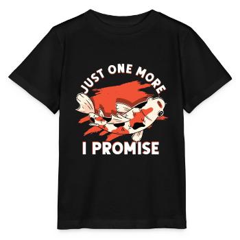 Nur Noch Einen Koi Ich Verspreche Es - Koi - Stanley/Stella Kinder T-Shirt MINI CREATOR  - Schwarz - Vorne - Mikhail (115cm)