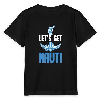 Voilier voilier capitaine naviguer - T-shirt bio MINI CREATOR Stanley/Stella Enfant - noir - Devant - Mikhail (115cm)