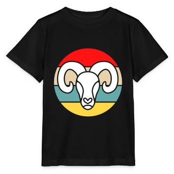 Capricorne - T-shirt bio MINI CREATOR Stanley/Stella Enfant - noir - Devant - Mikhail (115cm)