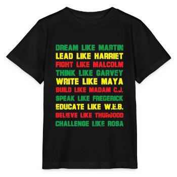 Black Inspirational Power Quotes - Stanley/Stella MINI CREATOR Kids’ T-Shirt - black - Front - Mikhail (115cm)