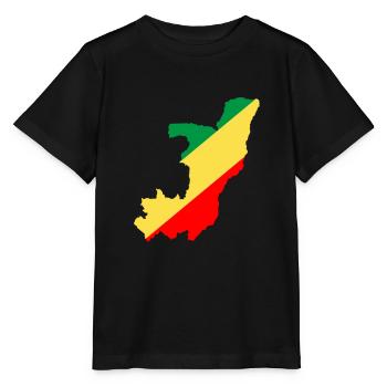 Kongo - Stanley/Stella Kinder T-Shirt MINI CREATOR  - Schwarz - Vorne - Mikhail (115cm)