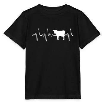 Cow Tshirt For Men And Women - Stanley/Stella MINI CREATOR Kids’ T-Shirt - black - Front - Mikhail (115cm)