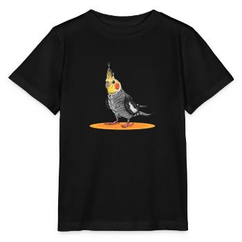 Nymph Parakeet House Bird Pet for Bird Keeper - Stanley/Stella MINI CREATOR Kids’ T-Shirt - black - Front - Mikhail (115cm)