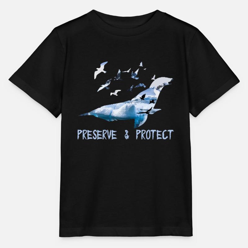 Preserve & Protect Protection de l’environnement Protection du climat Robbe - T-shirt bio MINI CREATOR Stanley/Stella Enfant - noir