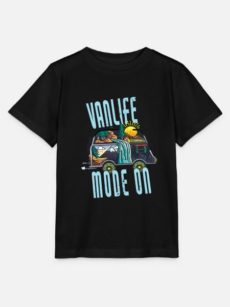 Mode On Camper Van - Stanley/Stella Kinder T-Shirt MINI CREATOR - Schwarz