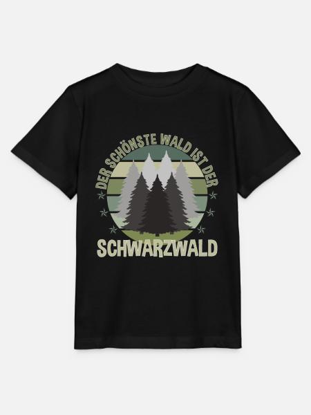 Schwarzwald Trekking Berge Wandern Heimat Geschenk - Stanley/Stella Kinder T-Shirt MINI CREATOR - Schwarz