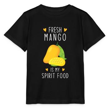 Mango Spirit Food - T-shirt bio MINI CREATOR Stanley/Stella Enfant - noir - Devant - Mikhail (115cm)