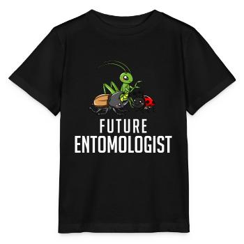 Insekt Entomologie Entomologe Lustig Süße - Stanley/Stella Kinder T-Shirt MINI CREATOR  - Schwarz - Vorne - Mikhail (115cm)