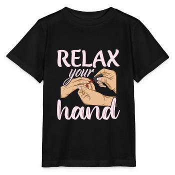 Nail design Design for a nail designer - Stanley/Stella MINI CREATOR Kids’ T-Shirt - black - Front - Mikhail (115cm)