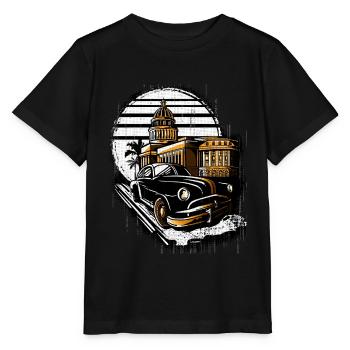 Havana Cuba Capitol - Stanley/Stella Kinder T-Shirt MINI CREATOR  - Schwarz - Vorne - Mikhail (115cm)