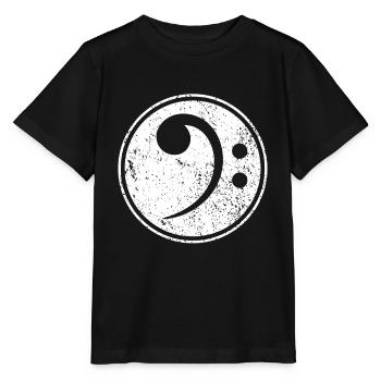 Bass Clef Bassist Bass Player Musician - Stanley/Stella Kinder T-Shirt MINI CREATOR  - Schwarz - Vorne - Mikhail (115cm)