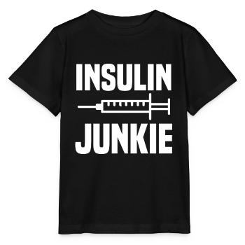 Diabetes Diabetiker Zuckerkrankheit - Stanley/Stella Kinder T-Shirt MINI CREATOR  - Schwarz - Vorne - Mikhail (115cm)