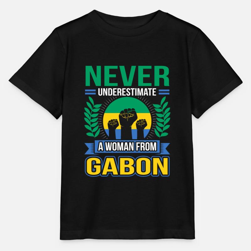 Gabun - Stanley/Stella Kinder T-Shirt MINI CREATOR  - Schwarz