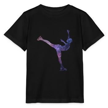 Patins de patinage de patinage artistique - T-shirt bio MINI CREATOR Stanley/Stella Enfant - noir - Devant - Mikhail (115cm)