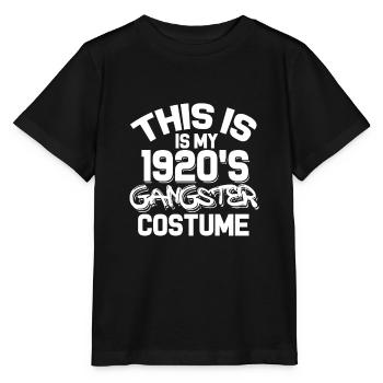 Dies ist mein 1920 Gangster Kostüm - Halloween - Stanley/Stella Kinder T-Shirt MINI CREATOR  - Schwarz - Vorne - Mikhail (115cm)