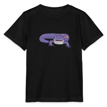 du triton salamandre - T-shirt bio MINI CREATOR Stanley/Stella Enfant - noir - Devant - Mikhail (115cm)