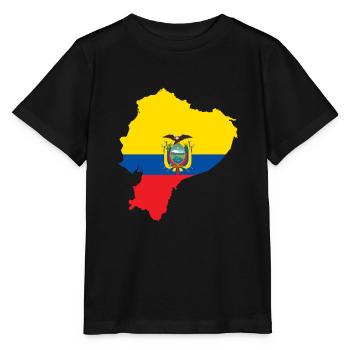 Ecuador - Stanley/Stella Kinder T-Shirt MINI CREATOR  - Schwarz - Vorne - Mikhail (115cm)