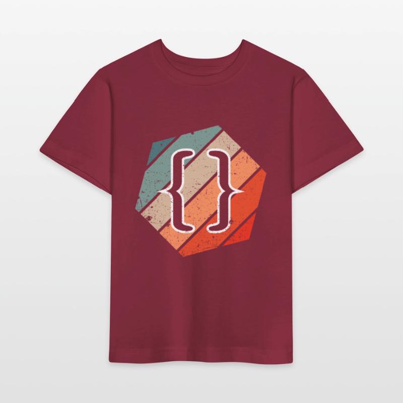 CSS Vintage Web Developer JavaScript et HTML 5 T-shirt bio MINI CREATOR Stanley/Stella Enfant