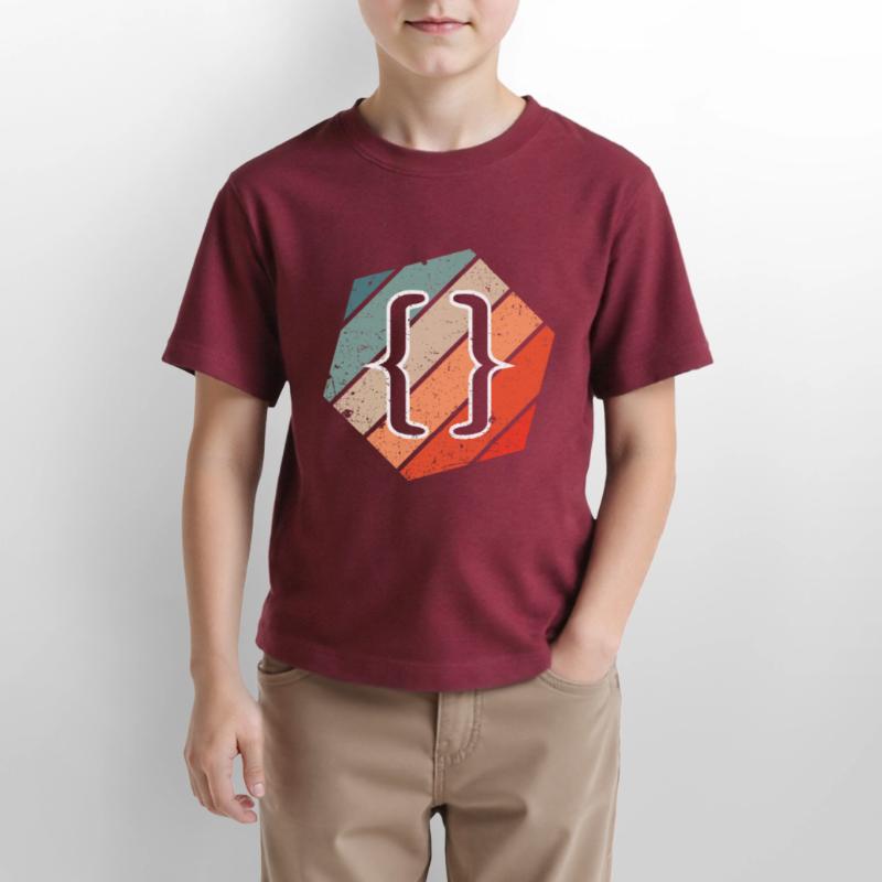 CSS Vintage Web Developer JavaScript et HTML 5 T-shirt bio MINI CREATOR Stanley/Stella Enfant