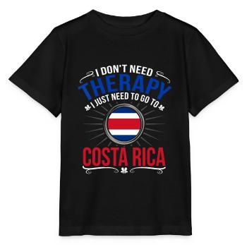 Costa Rica - Stanley/Stella Kinder T-Shirt MINI CREATOR  - Schwarz - Vorne - Mikhail (115cm)