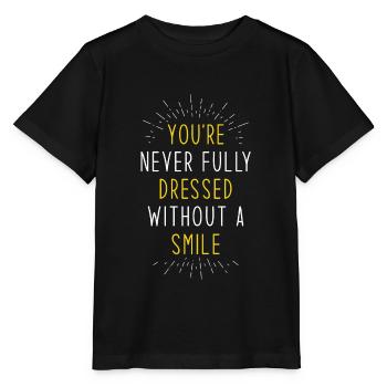 Laughing saying - Stanley/Stella MINI CREATOR Kids’ T-Shirt - black - Front - Mikhail (115cm)
