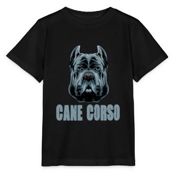 Cane Corso pour cane Corso propriétaire Cane - T-shirt bio MINI CREATOR Stanley/Stella Enfant - noir - Devant - Mikhail (115cm)