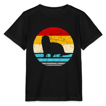 Vipère cadeau de mer de bêtes de loutre de mer - T-shirt bio MINI CREATOR Stanley/Stella Enfant - noir - Devant - Mikhail (115cm)