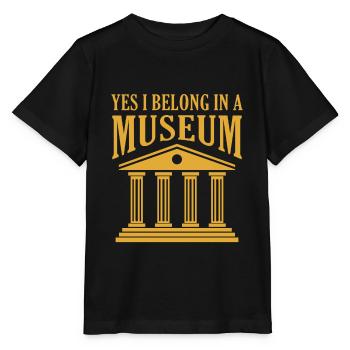 Yes, I belong to the Museum International Museum - Stanley/Stella MINI CREATOR Kids’ T-Shirt - black - Front - Mikhail (115cm)