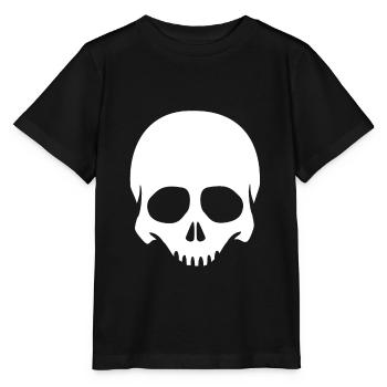 Tête de squelette squelette squelette - T-shirt bio MINI CREATOR Stanley/Stella Enfant - noir - Devant - Mikhail (115cm)