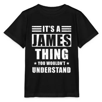 James Gift - Stanley/Stella MINI CREATOR Kids’ T-Shirt - black - Front - Mikhail (115cm)