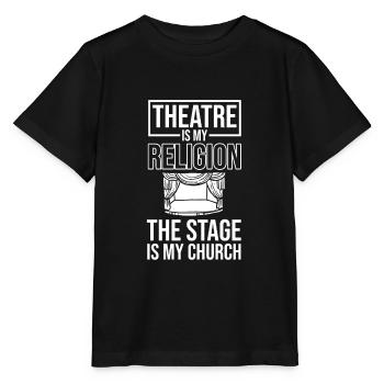Théâtre Théâtre - T-shirt bio MINI CREATOR Stanley/Stella Enfant - noir - Devant - Mikhail (115cm)