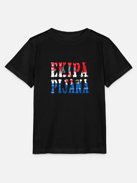 Hrvatska Kroatien Fussball - Stanley/Stella Kinder T-Shirt MINI CREATOR  - Schwarz