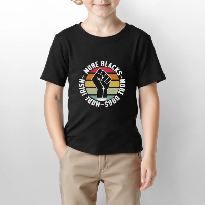 Plus de Noirs Plus de chiens Plus irlandais T-shirt bio MINI CREATOR Stanley/Stella Enfant