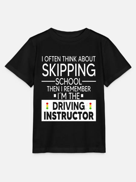 Fahrschule Auto Führerschein Fahrlehrer - Stanley/Stella Kinder T-Shirt MINI CREATOR  - Schwarz