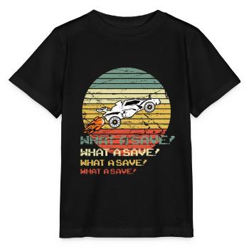 Rocket RC Car League Soccer Retro Vintage - Stanley/Stella Kinder T-Shirt MINI CREATOR  - Schwarz - Vorne - Mikhail (115cm)