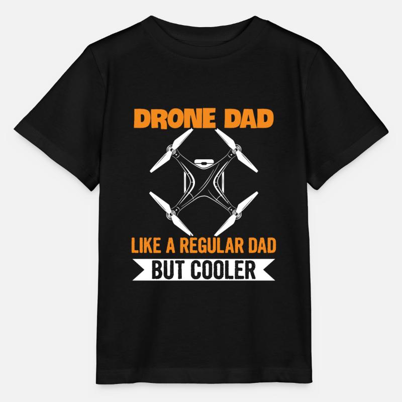 Conception quadrocopter pour votre drones volants - T-shirt bio MINI CREATOR Stanley/Stella Enfant - noir